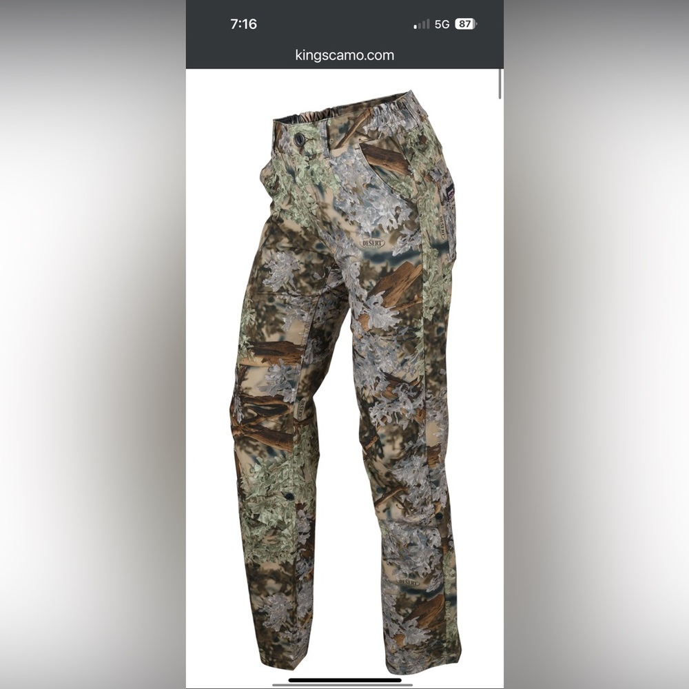 Women’s king camo pants